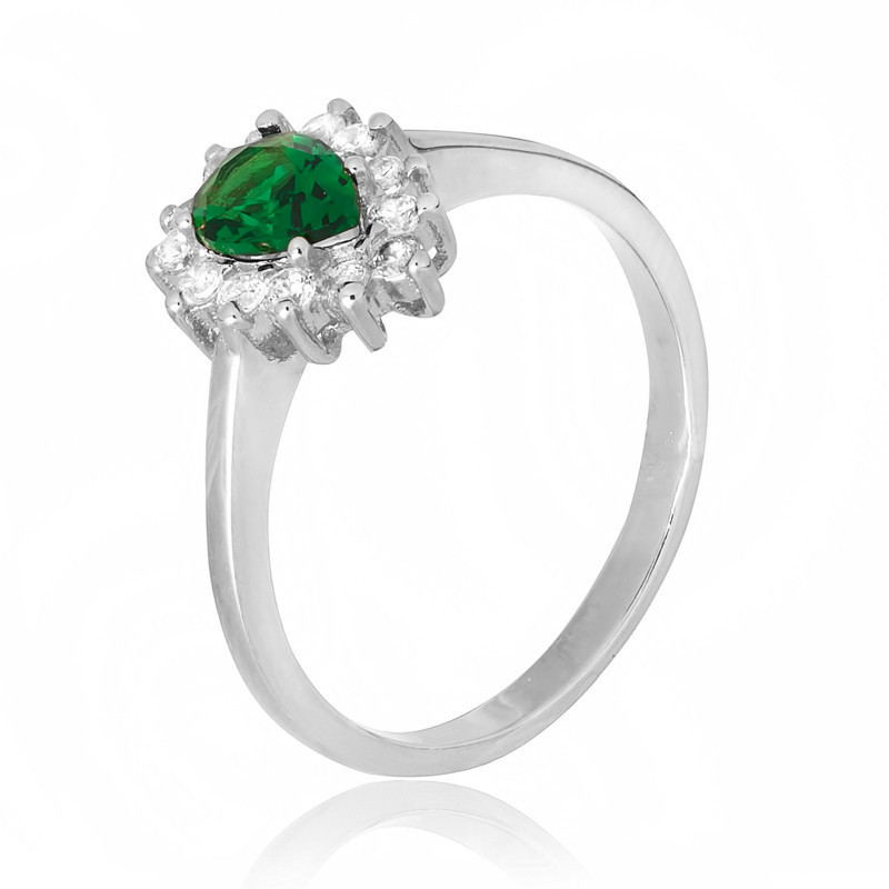 

Серебряное кольцо с фианитом Silvex925 КК2ФИ/383 - 18