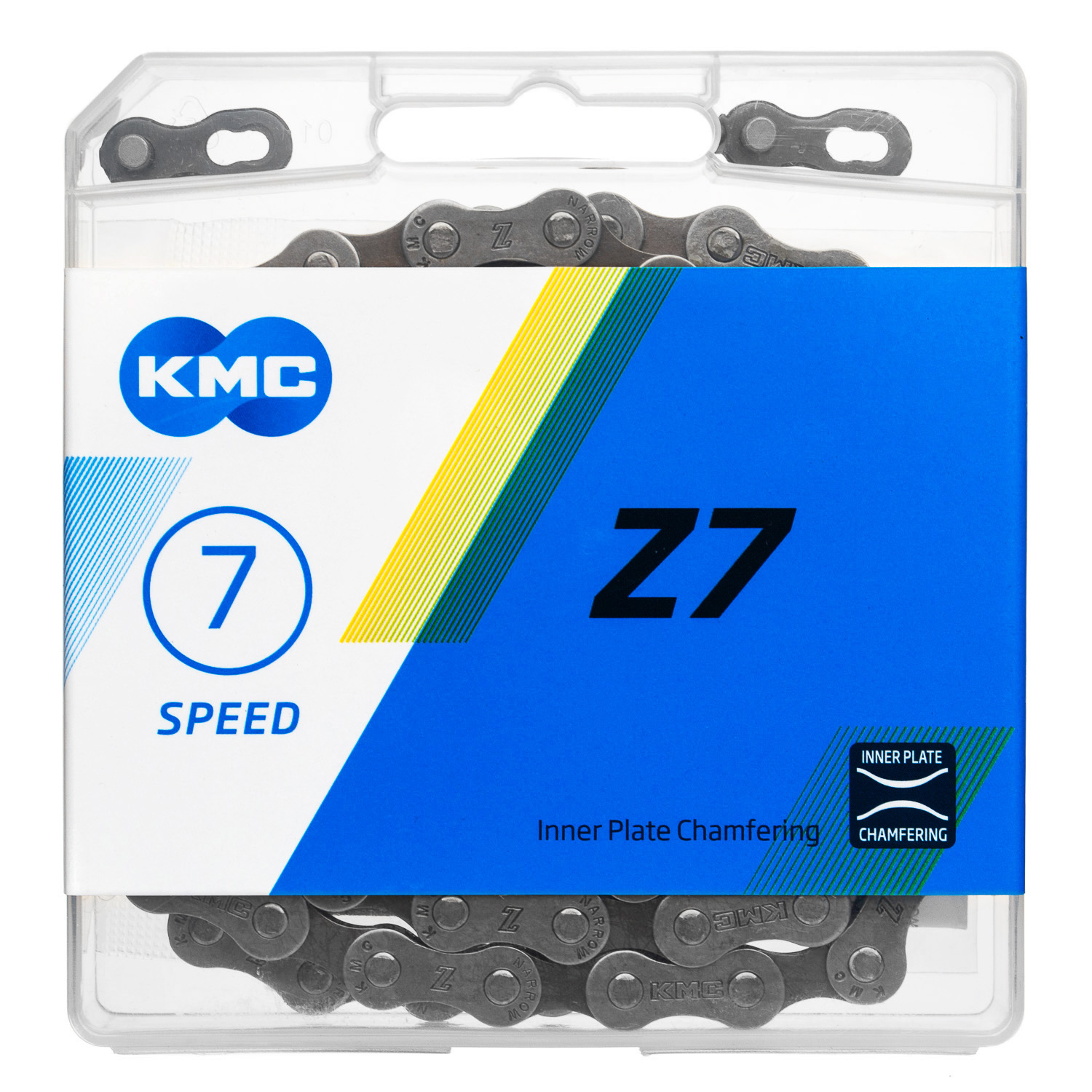 

Ланцюг велосипедний KMC Z7 з замком (KMC_Z7)