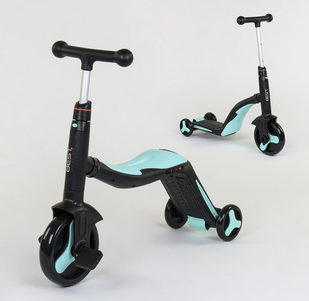 

Велосипед, велобег, самокат 3 в 1 Best Scooter JT 20255 Голубой