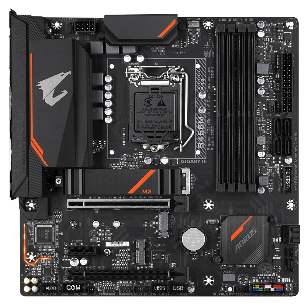 

Материнская плата Gigabyte B460M Aorus Pro (s1200, Intel B460, PCI-Ex16)