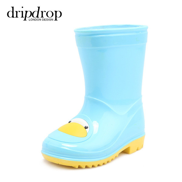 

Детские резиновые сапоги DripDrop голубой