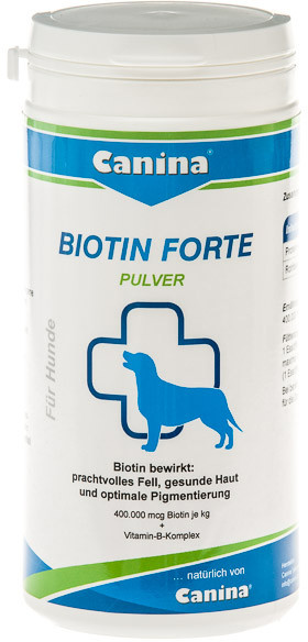

Интенсивный курс для шерсти Canina Biotin Forte Pulver 200 г (4027565101009)