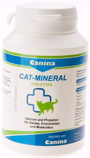 

Поливитаминный комплекс Canina Cat-Mineral Tabs 75 г / 150 таблеток (4027565220922)