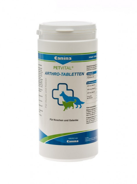 

Таблетки для суставов Canina Petvital Arthro-Tabl 1000 шт