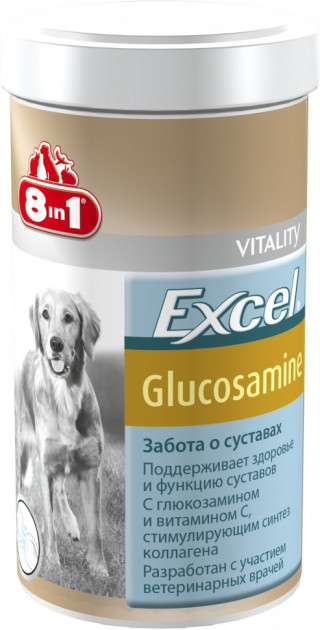 

Хондропротектор 8in1 Excel Glucosamine для собак таблетки 110 шт