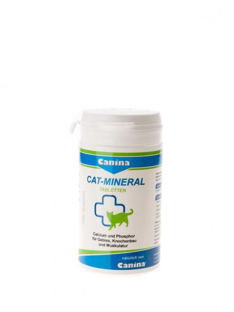 

Витаминно-минеральный комплекс Canina Cat-Mineral для кошек 75г/150 табл.