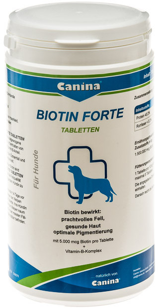 

Интенсивный курс для шерсти Canina Biotin Forte 700 г 210 таблеток (4027565101115)