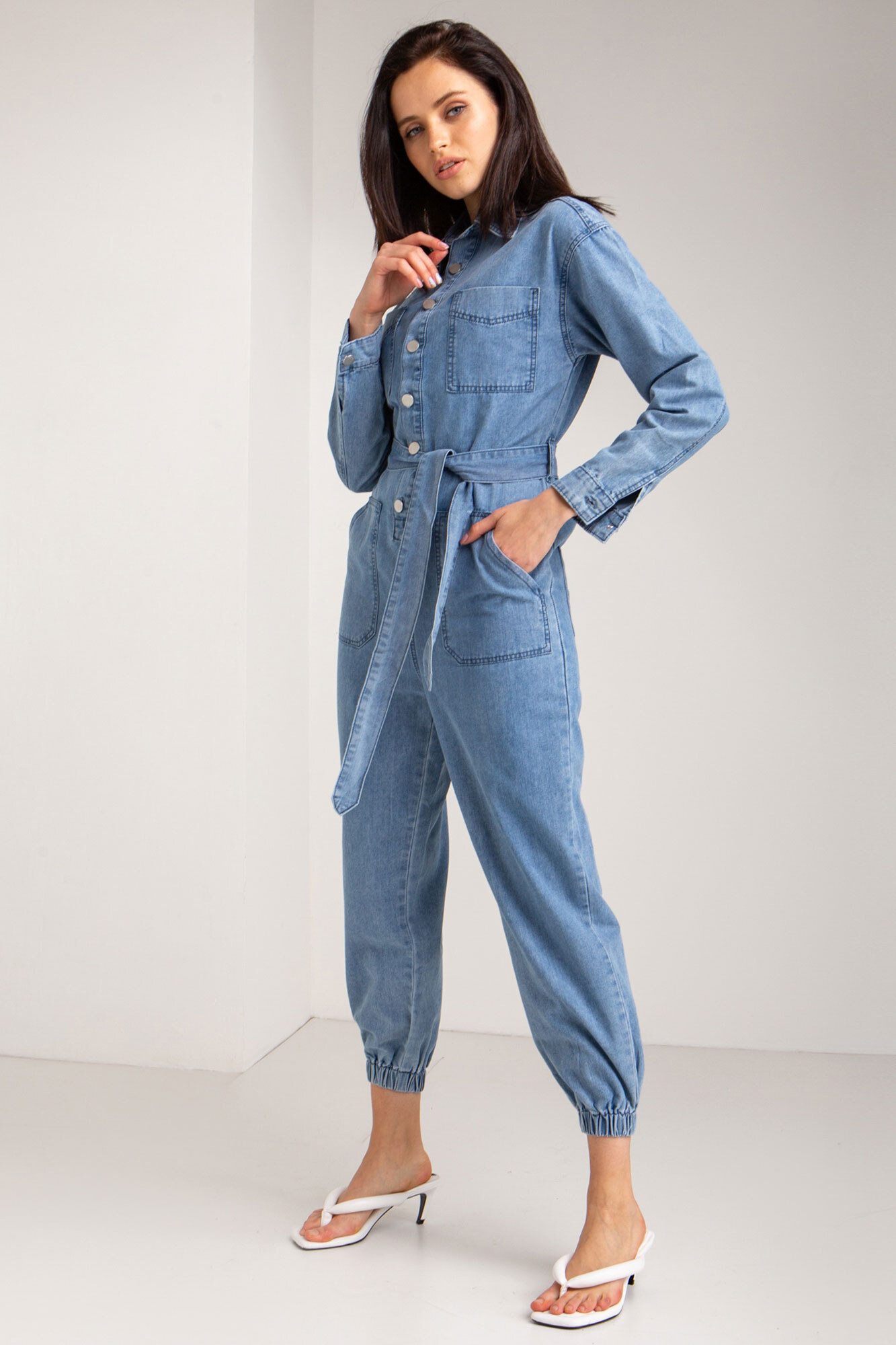

Комбинезон Denim коттоновый S Синий