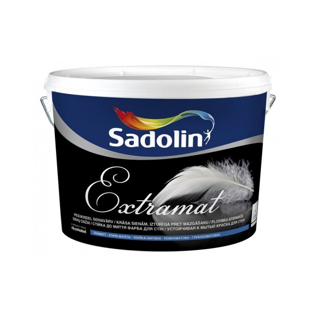 

Глубокоматовая краска Sadolin Inova Extramat белая 2,5 литра