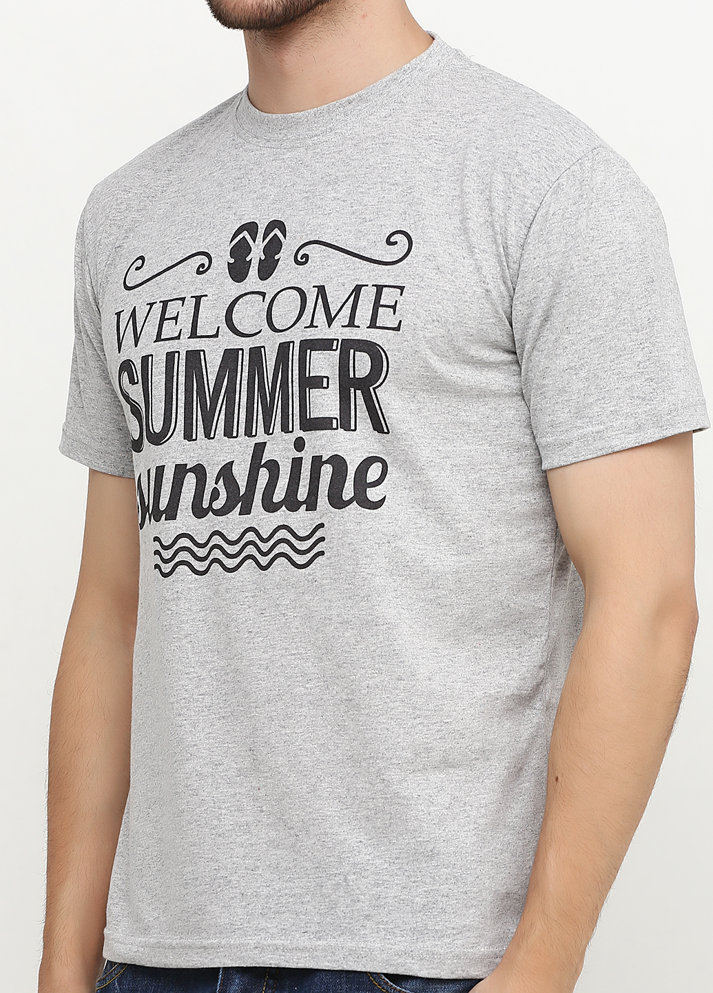 

Мужская футболка с принтом Вьетнамки Manatki Меланж, Мужская футболка с принтом Вьетнамки Manatki Меланж S