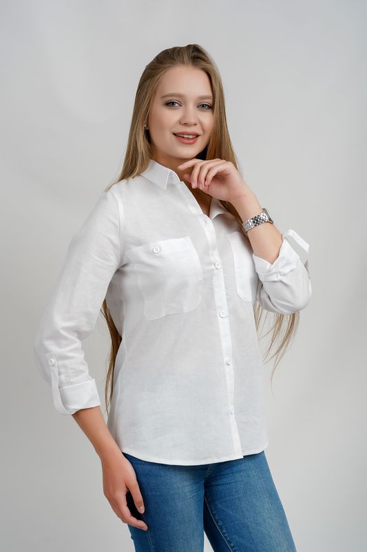 

Рубашка женская Signon R01-white L Белая