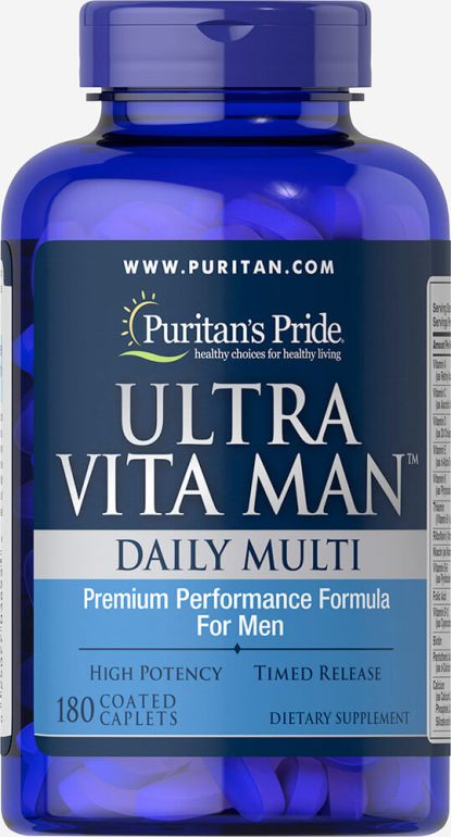 

Витамины Puritan's Pride Ultra Vita Man Time Release 180 таблеток (4384301454)