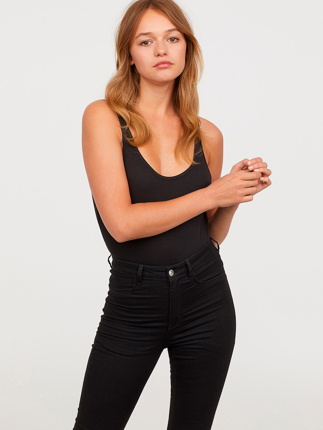 

Майка H&M 7398459  Черная, Майка H&M 7398459 S Черная