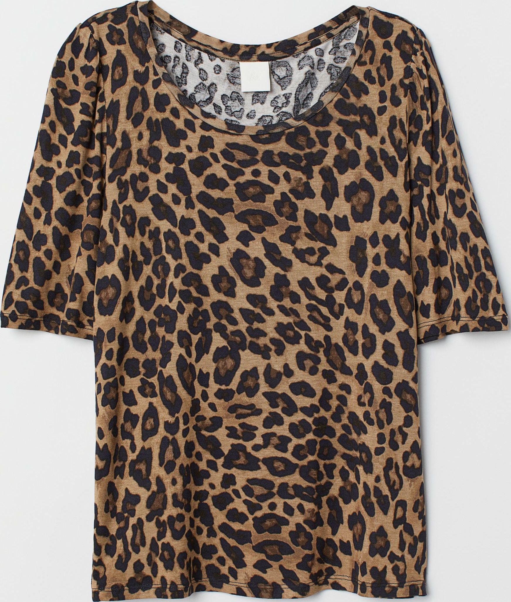 

Футболка H&M 7534519 S Коричневая