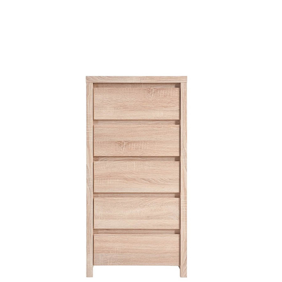

Комод с ящиками BRW (Black Red White) Каспиан KOM 5S Дуб сонома