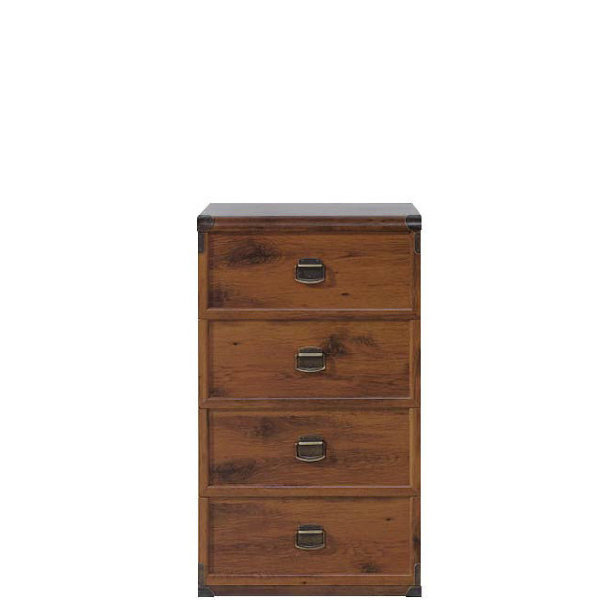 

Комод с ящиками BRW (Black Red White) Индиана JKOM 4s 50 Дуб шуттер