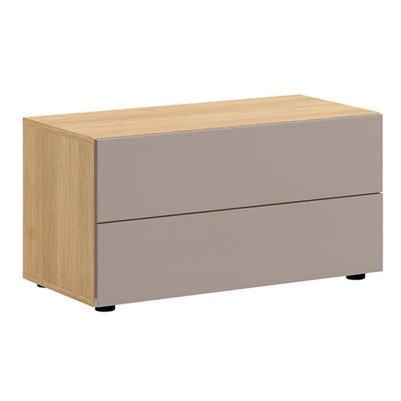 

Тумба ТВ Moko Black Red White 80х42x42 (S258-RTV2S/4/8) 020281