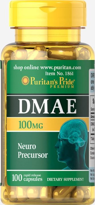 

Специальный продукт Puritan's Pride Puritan's Pride DMAE 100 mg 100 капсул (4384301399)