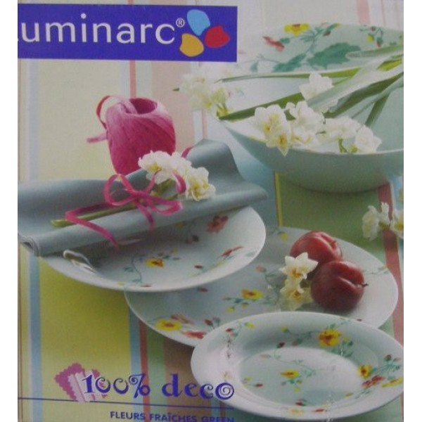 

Сервиз столовый из стеклокерамики 19 предметов Fleurs Fraiches Luminarc