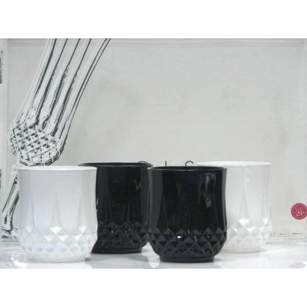 

Набор стаканов из хрусталя 4 шт 320 мл Black White Longchamp Folies Luminarc