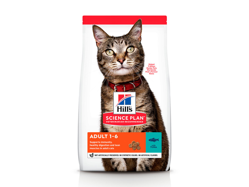 

Сухой корм для кошек Hill's Science Plan Feline Adult Tuna 10 кг