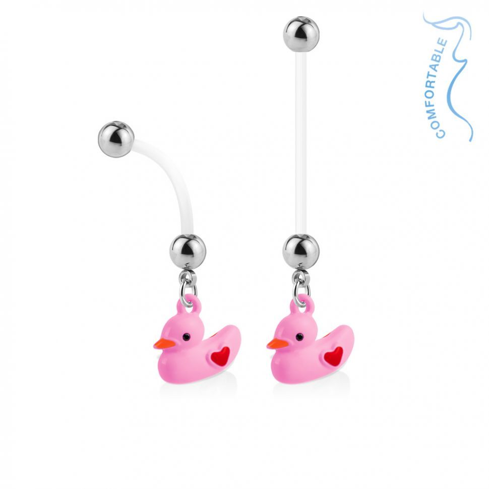 

Пирсинг пупка PiercedFish NPG-1010 для беременных (Цвет: Розовый)