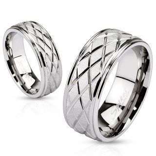 

Кольцо из стали Spikes R-M2621 (Размер 6 (наш 16,5), ширина 6 мм)