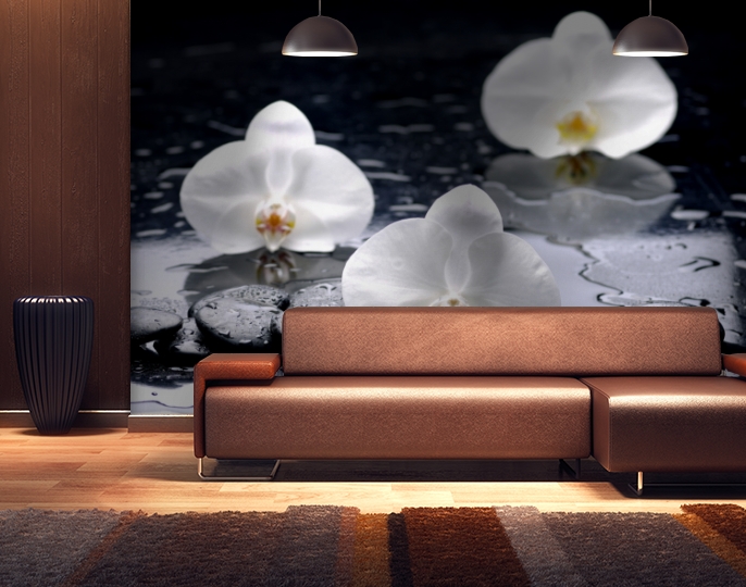 

Фотообои бумажные гладь, Цветы, 200x310см. (fo01inB_fl13515)