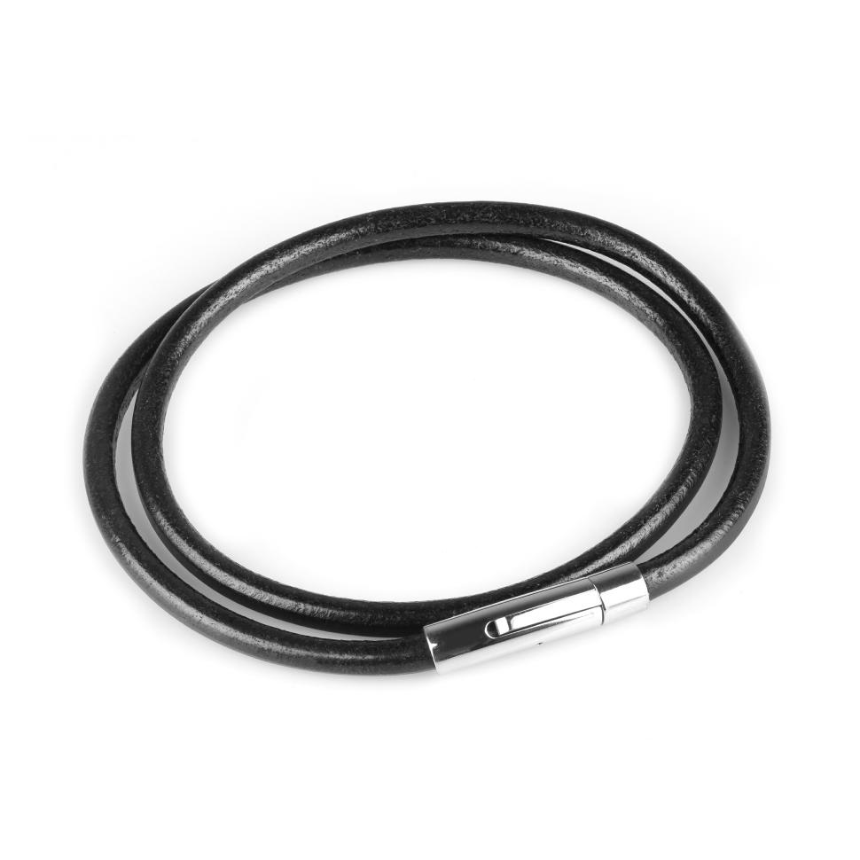 

Кожаный шнурок премиум Everiot LC-5002 с застежкой из стали (4 мм, 65 см)
