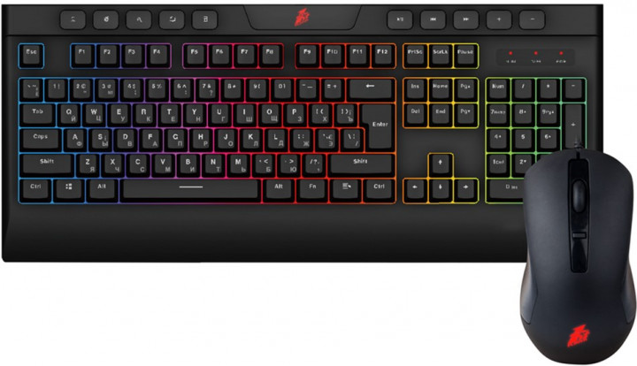 

Комплект (клавиатура, мышь) 1stPlayer K8 Black USB