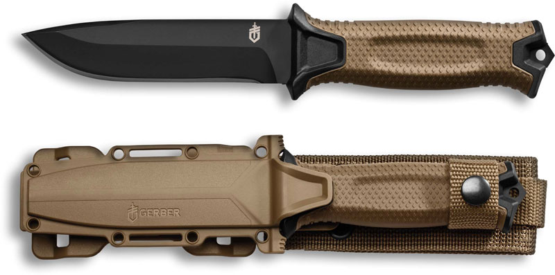 

Охотничий тактический нож SrtongArm Fixed Blade, для выживания. Черный-хаки
