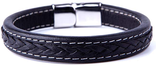 

Браслет Мужской Casual Leather Silver из натуральной кожи, 20,5 см