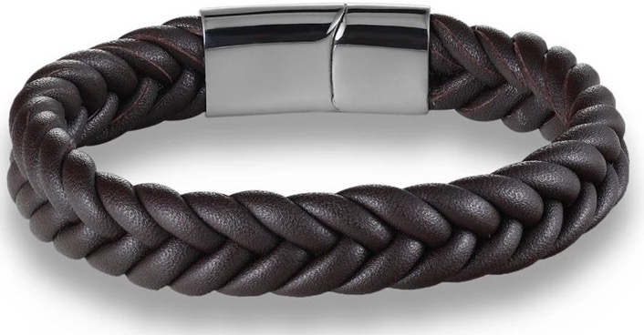 

Браслет Мужской Kaylo Strong Wicker Black из натуральной кожи 21 см (vs-500-21)