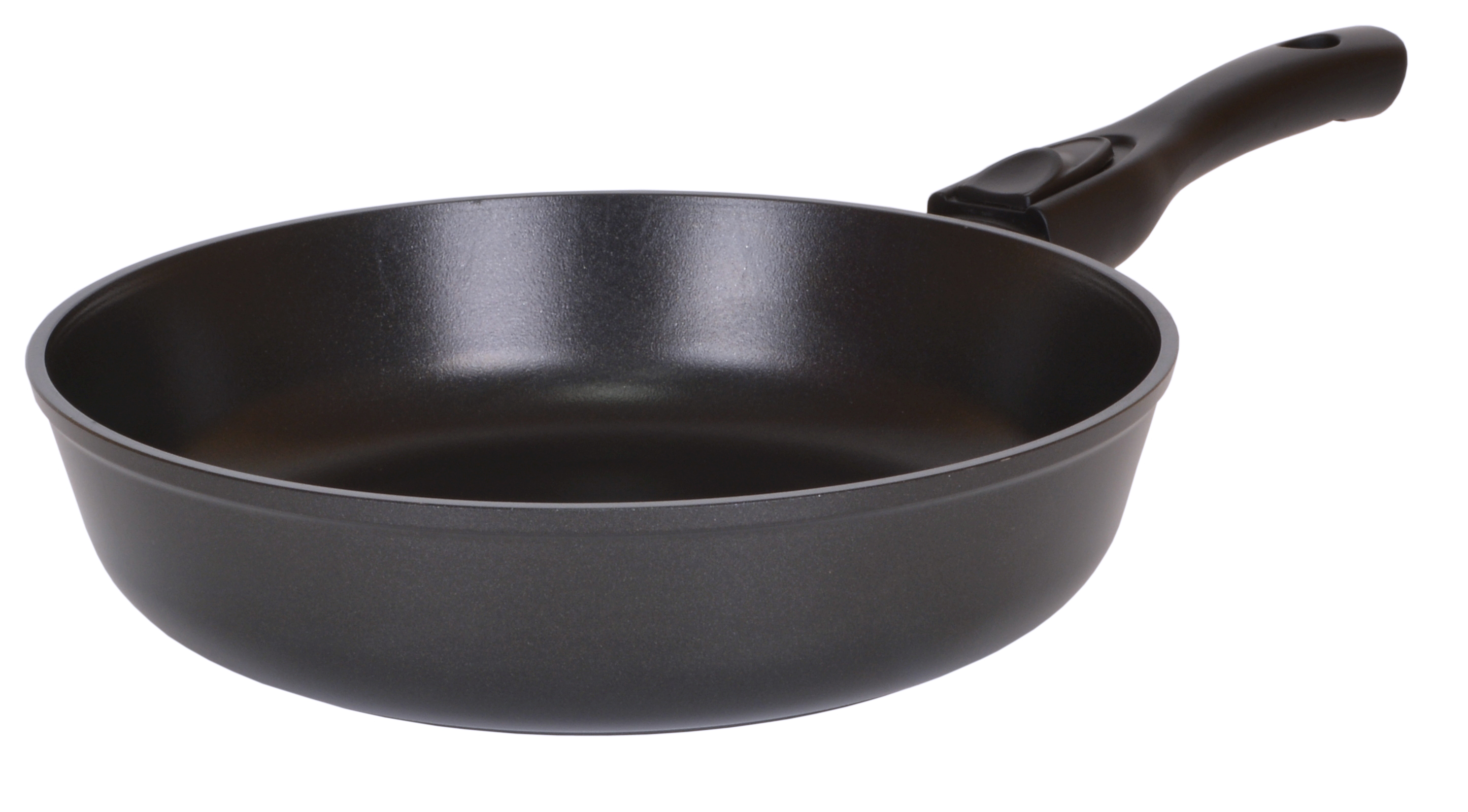 

Антипригарная сковорода со съемной ручкой Биол 28 см Черный