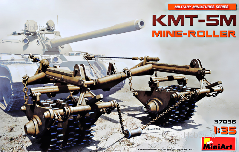 

Колейный минный трал КМТ-5М 1:35 MINIART (MA37036)