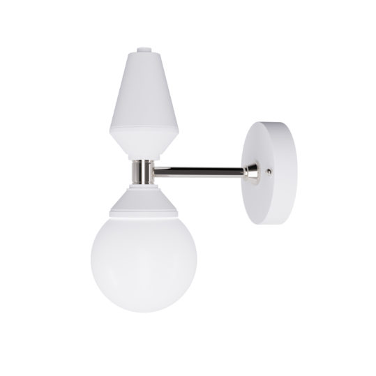 

Настінне бра Pikart Dome №4 White/silver арт. 6257.4 (6257-4 - 244362)