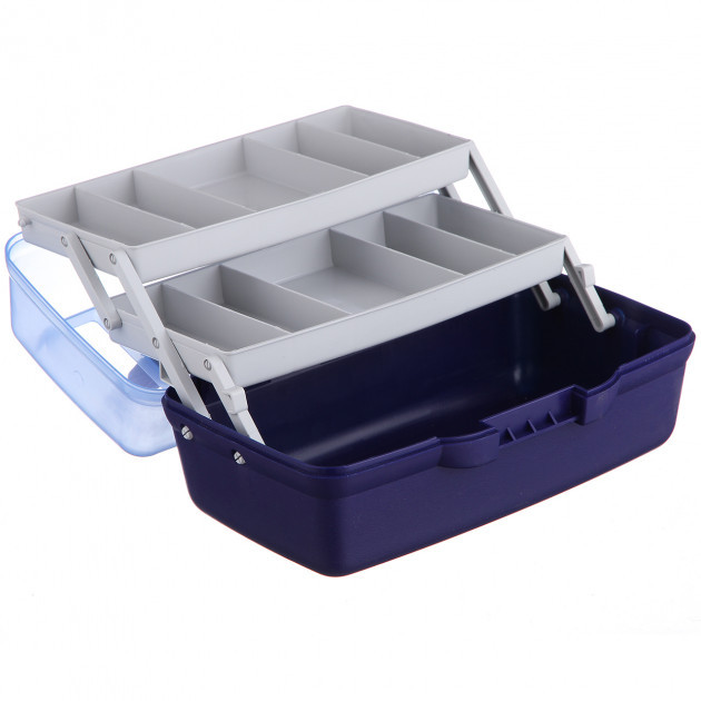 

Ящик кейс рыболовный для снастей с прозрачной крышкой Stenson AQT-1702T 30.5x18.5x15см 2 яруса (gr_011173)