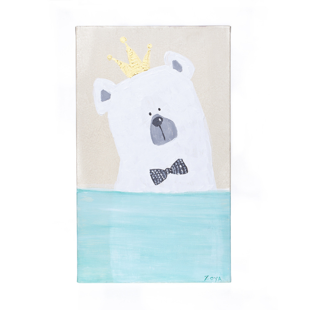 

Картина интерьерная в скандинавском стиле для детской. Принц 30х50 см (SK-11)