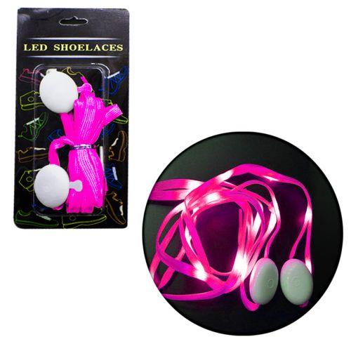 

Светящиеся тканевые шнурки Розовые Kronos Toys Ш-00200