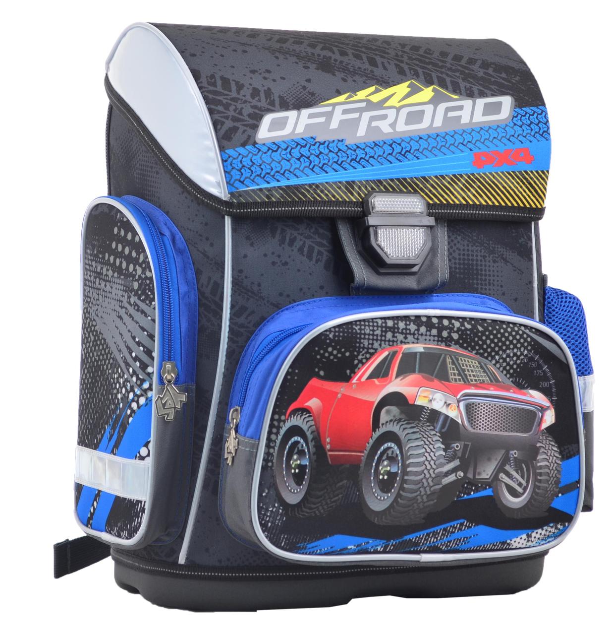 

Рюкзак школьный 1 Вересня каркасный отд. для ноутбука Off-Road 555088