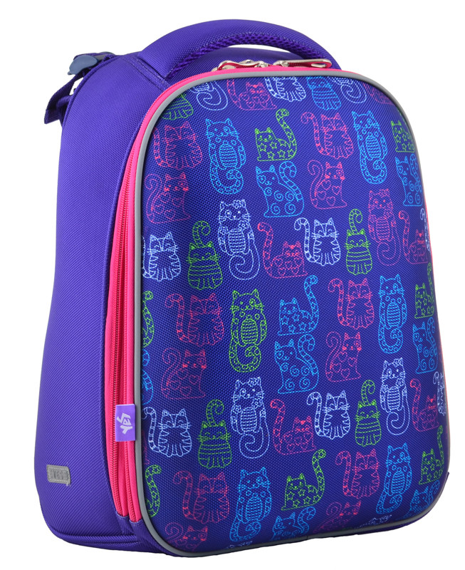 

Рюкзак школьный YES каркасный отд. для ноутбука Kotomaniya blue 554486