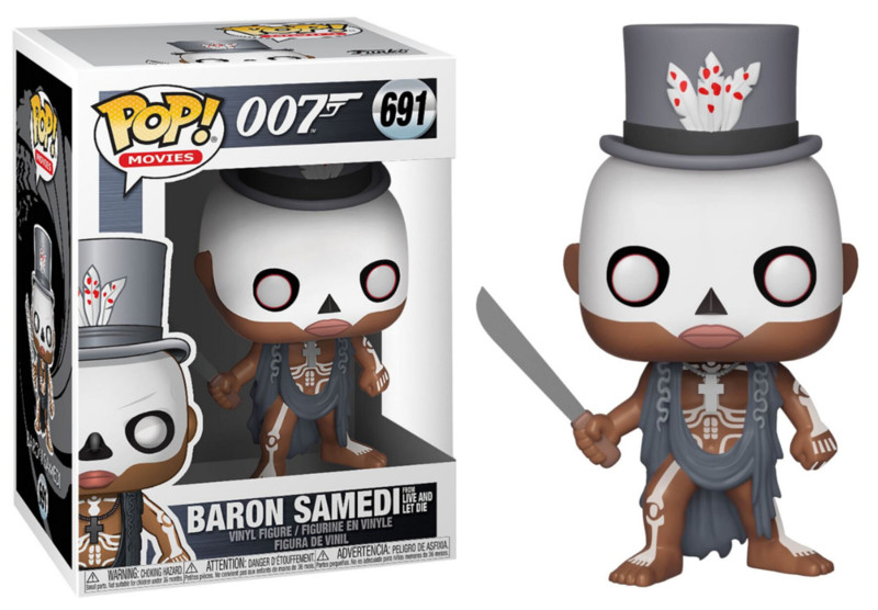 

Фигурка Funko Pop Фанко Поп Барон Самеди Джеймс Бонд Агент 007 James Bond Baron Samedi 10 см Movies JB BS691 (CZ00Movies JB BS691)