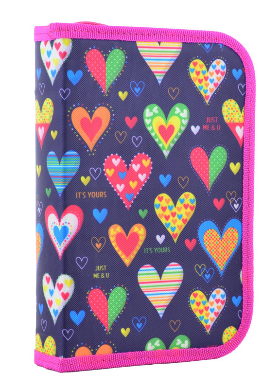 

Пенал-книжка Smart 1 отд. 2 отв. Hearts 531693