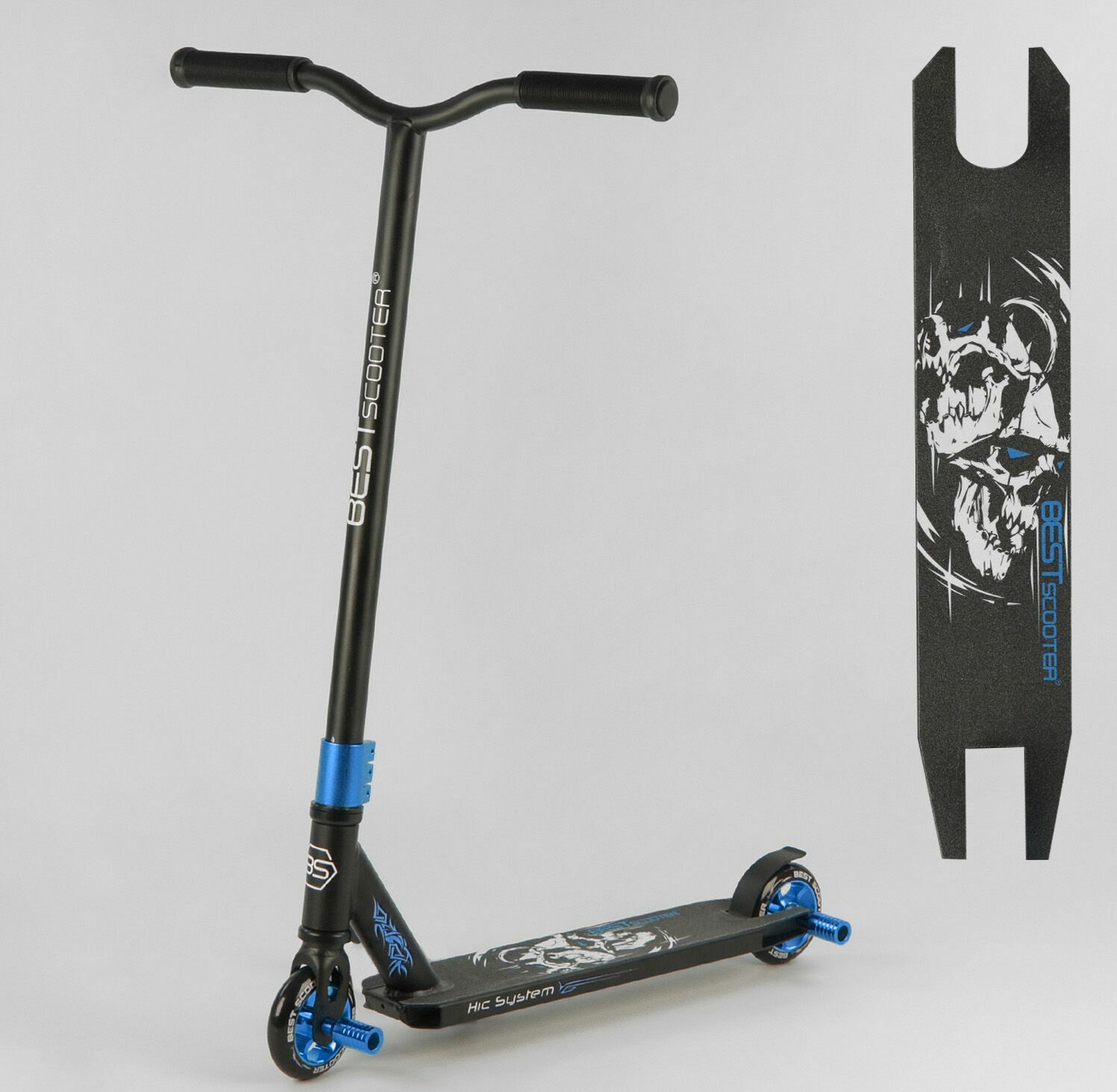 

Самокат трюковый Best Scooter самокат с пегами HIC-системой стальная рама 38226
