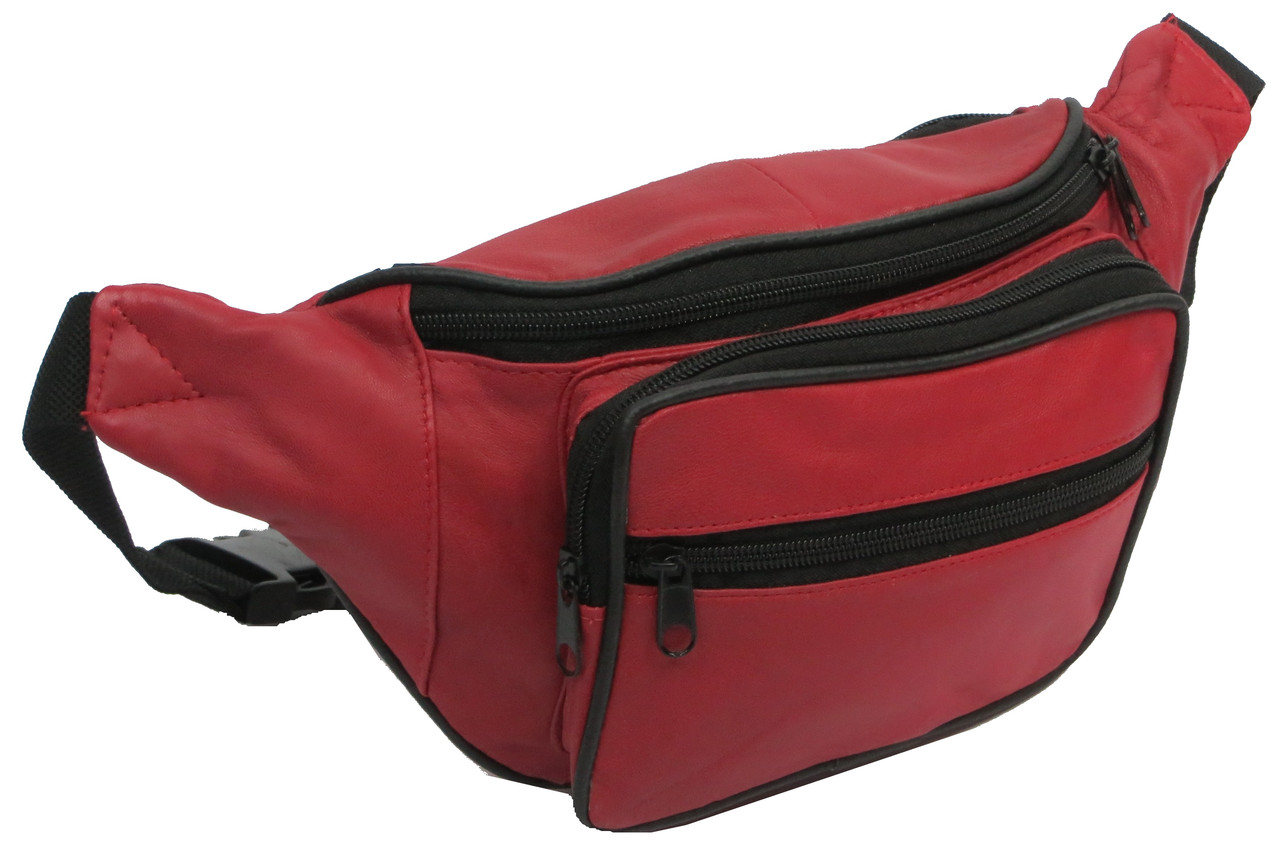 

Кожаная сумка на пояс Cavaldi красная supersumka (TР012904-353 red)