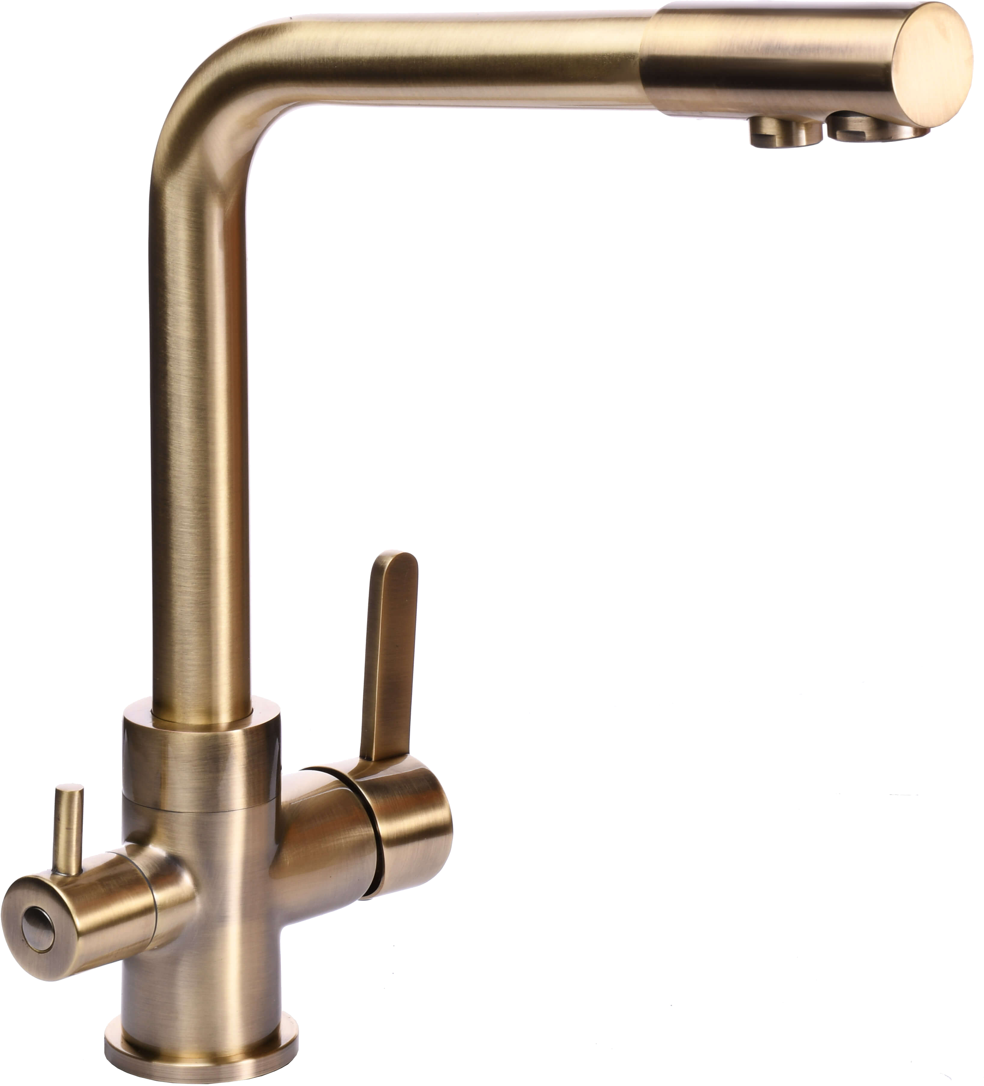 

Смеситель кухонный с подключением к фильтру GLOBUS LUX GLLR-0444-9-Bronze