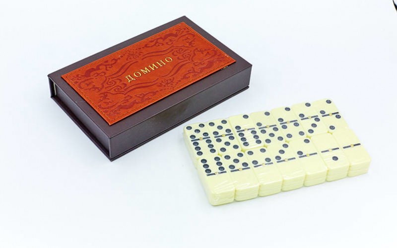 

Домино настольная игра в PU коробке 5010F Brown (PS02423)