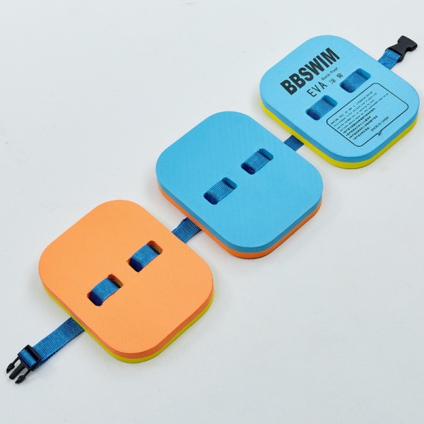 

Пояс для аквааэробики и плавания PL-0545 Оранжевый-голубой-желтый (MR02855)