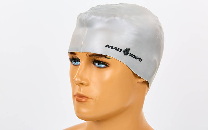 

Шапочка для плавания MadWave Intensive M053501 Серый (MR03007)