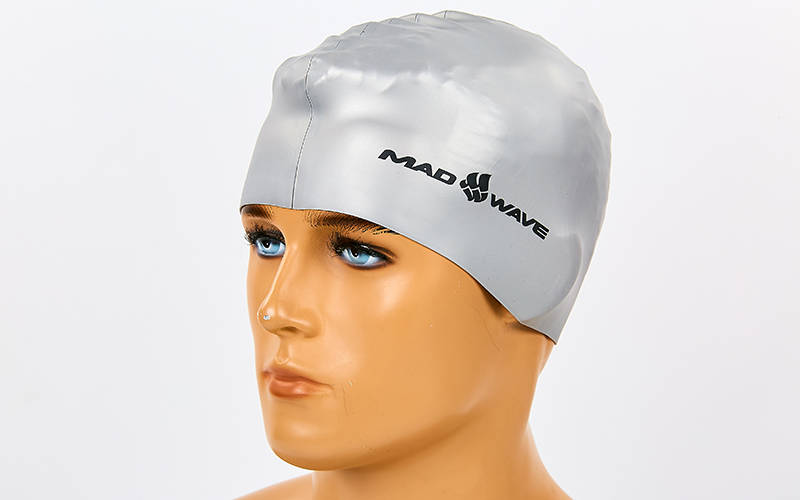

Шапочка для плавания MadWave Metal M053505 Серебряный (MR02999)